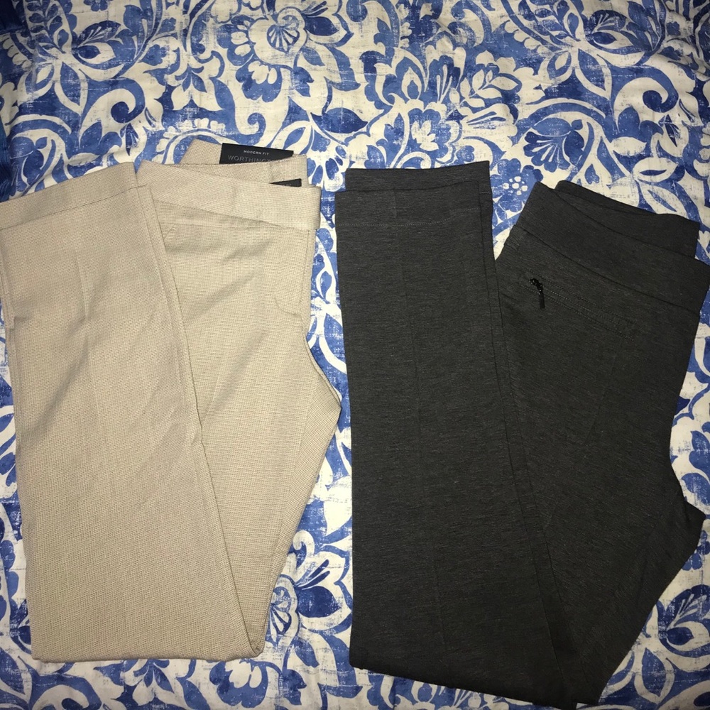 2 pair women’s dress pants